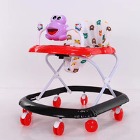 Nouveau modèle de trotteur pliant sécurisé pour bébé à vendre / Trotteur bébé 2 en 1 pliable avec roues