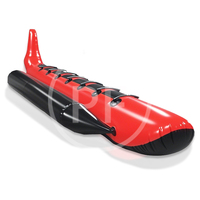 Bateau de requin gonflable, surf sur la mer, poisson volant, bateau à moteur, remorquage, gyroscope rotatif, bateau banane gonflable