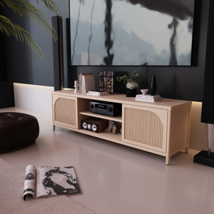 Bamboo TV Cabinet - Modern Eco-Friendly Living Room Furniture Bamboo TV Cabinet - Modern Eco-Friendly Living Room Furniture