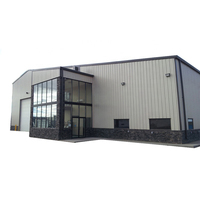 Structure de toit en acier préfabriqué pour maison, entrepôt préfabriqué de style ferme