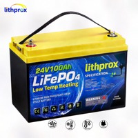 Batterie LiFePO4 à décharge profonde pour VR 25.6V 100AH Grade A Charge rapide 6000+ cycles BMS intelligent Prise Anderson RS485 CE RoHS IP67 OEM ODM