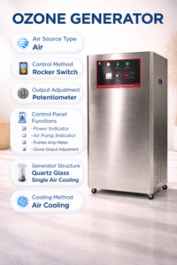 10G-60G Air Source Ozone <strong>Water</strong> <strong>Generator</strong> with Motor | 304 Stainless Steel 1000L/H 220V for Industrial &amp; Farm <strong>Water</strong> Treatment - Product Image 3
