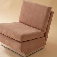 Vente directe usine – Fauteuil modulaire simple en velours côtelé style rétro, fauteuil de designer médiéval, personnalisable