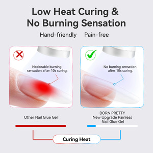 กาวติดเล็บยูวี BORN PRETTY ขนาด 15 มล. สูตรติดทนนาน พร้อมแปรงในตัว สำหรับติดเล็บอะคริลิคและเล็บปลอมแบบใส - Product Image 4