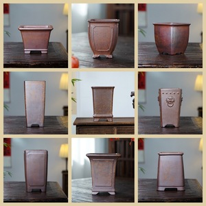 Purple Clay <b>Orchid</b> <b>Pots</b> Ceramic Bonsai Planters <b>For</b> Cymbidium Goeringii And Ensifolium Spider Plant Special Flower <b>Pots</b> - Product Image 1
