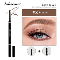 Crayon à sourcils ultra-fin Lakerain, pour une définition facile de la forme idéale des sourcils, avec un pinceau intégré, longue tenue, naturel et lisse
