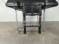 Tente de toit triangulaire en aluminium - Tente de toit rigide en aluminium pour SUV, camping, véhicule, tente montée sur véhicule, overlanding en plein air