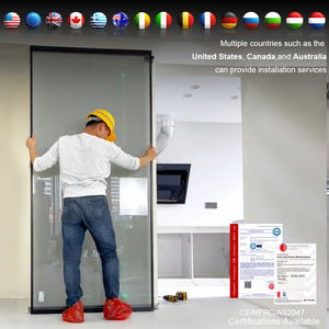 Sistema de Puertas Corredizas de Vidrio Invisibles Hidden Runners, Accesorios para Puertas Mágicas de Bolsillo, Riel Oculto, Puertas de Cierre Suave para el Hogar - Product Image 3