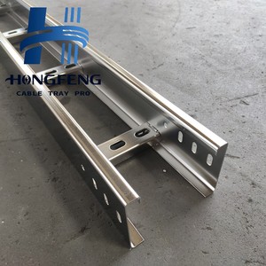 Bandeja Portacables de Acero Galvanizado en Caliente Tipo Perforado para Sistema de Gestión de Cables en Construcción Industrial - Product Image 5