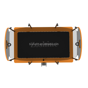 <span class=keywords><strong>Trampoline</strong></span> rectangulaire Zoshine robuste 10*14 pieds avec deux paniers de <span class=keywords><strong>basket</strong></span> et pieds stables pour les enfants et les adultes, pour le loisir et l'entraînement au saut - Product Image 6