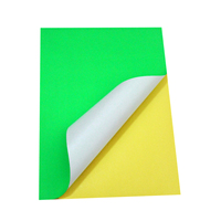 Autocollants adhésifs en papier fluorescent format A4, personnalisables et inscriptibles pour l'emballage de produits, prix de gros, fournisseur sur mesure