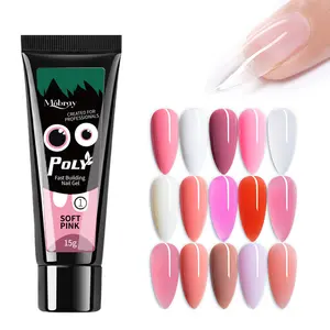 Acryl Builder Poly Nail Gel 15Ml Snel Gebouw Pijnloos Uit Te Breiden Uv Gel Vorm Manicure Leverancier