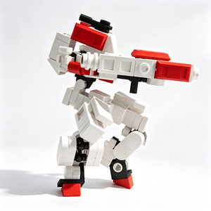 Stalker Unit‑1 Stealth Recon Mecha Warrior DIY Construction Bricks Kit Robot Assembly <b>Blocks</b> STEM Educational Creative Model Toy - Product Image 6