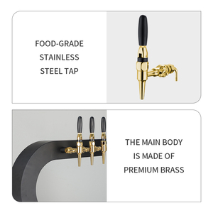 Custom 4 Tap Bar Dispenser in acciaio inox tiraggio birra torre con Fronton Premium Drink Dispenser - Product Image 3