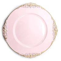 Désherbage Chargeur Assiettes Grand Assiette En Bois Ensemble Verre Avec Bord Argent Garniture Or Plastique Électrique Céramique Dim Sum Plat