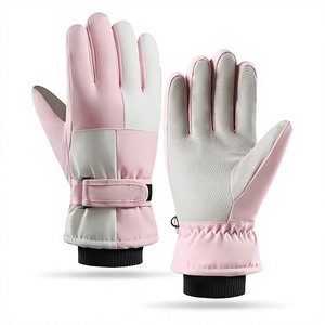 Guantes de Esquí Resistentes al Agua con Pantalla Táctil, Forro de Terciopelo Cálido, Resistentes al Viento, con Bolsillo Oculto, para Snowboard, Deportes de Invierno al Aire Libre, MOQ - Product Image 3