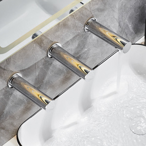 Distributeur de savon automatique mural encastré sans contact, style robinet, pour mousse désinfectante pour les mains, distributeur de liquide dissimulé - Product Image 2