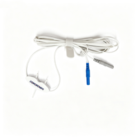 Câble de capteur de débit d'air oropharyngé jetable CERESENSO pour diagnostic d'apnée du sommeil (PSG) et d'hypopnée, avec connecteur de sécurité DIN