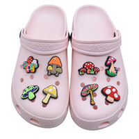 Ulasan terbaik grosir gesper untuk sepatu warna-warni jamur sepatu dekorasi aksesoris untuk anak-anak Wanita Pria Sepatu