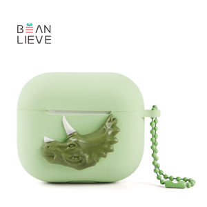 Étui en Silicone pour écouteurs Apple <span class=keywords><strong>AirPods</strong></span> Pro 2 3, Design <span class=keywords><strong>dinosaure</strong></span> 3D personnalisé Unique - Product Image 1