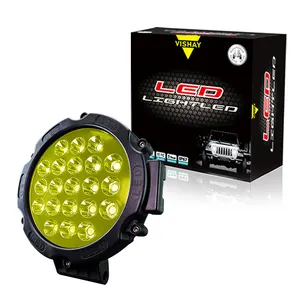MOTOLED XK-63W-Y 6 Zoll LED Arbeits licht Runde Spot Lampe 12V Laserlicht Show Off Road Auto super helle 24V 12V Spot LED Arbeits lampe