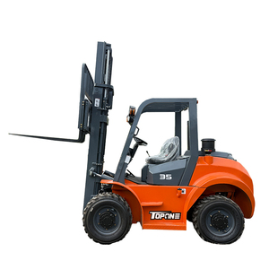 Topone 3.5ton Xe Nâng 4 Wheel Drive Diesel Off-Road Xe Nâng 5 Tấn 6 Meter Nâng Chiều Cao Địa Hình Gồ ghề Xe Nâng Để Bán - Product Image 6