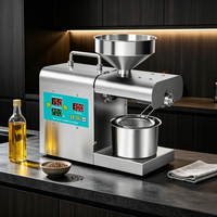 Nouvelle machine d'extraction d'huile 4 kg/h pour le sésame et les arachides, longue durée de vie et adaptée aux foyers