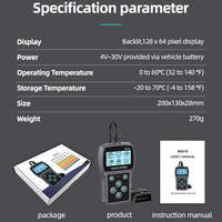 Nuevo Escáner OBD2 EOBD MS310 BT, Herramienta de Diagnóstico de Automóviles, Diagnóstico del Motor, Probador de Batería, Escáner de Sistema Completo para Automóviles con Protocolo OBD2