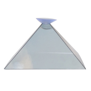 Écran de projection holographique <span class=keywords><strong>3D</strong></span> en forme de pyramide pour <span class=keywords><strong>smartphone</strong></span>, idéal pour l'éducation et la publicité – Nouveauté en promotion - Product Image 3