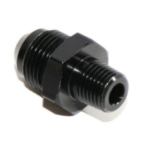 อะแดปเตอร์ AN10 เป็น M14x1.5 แบบตรง, ข้อต่ออลูมิเนียมสำหรับออยล์คูลเลอร์ ผลิตด้วยเครื่อง CNC, ข้อต่อสำหรับดัดแปลงรถยนต์เคลือบสีดำ - Product Image 3