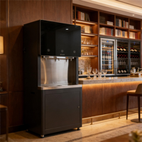 Dispensador de Agua de Acero Inoxidable de Gran Capacidad con Tanque de Agua Fría y Caliente para Uso Comercial en Hoteles