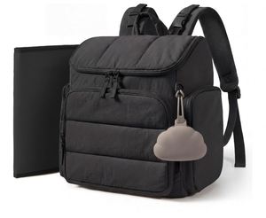 Mochila Pañalera, Bolsa para Bebé con Cambiador Impermeable y Correas para Cochecito, Mochila Pañalera para Mamá y Papá - Product Image 1