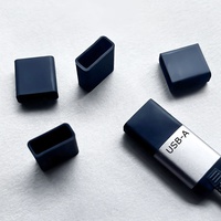 Housse anti-poussière en silicone pour prise de USB-A Housse anti-poussière pour connecteur mâle USB Anti-oxydation Manchon de protection en caoutchouc de silicone