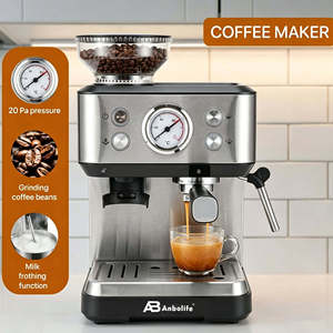 <span class=keywords><strong>Cafetera</strong></span> <span class=keywords><strong>Espresso</strong></span> Anbolife <span class=keywords><strong>de</strong></span> 20 Bares <span class=keywords><strong>con</strong></span> Molinillo <span class=keywords><strong>de</strong></span> Granos Integrado, Portafiltro <span class=keywords><strong>de</strong></span> 51 mm, <span class=keywords><strong>Cafetera</strong></span> Doméstica <span class=keywords><strong>con</strong></span> Espumador <span class=keywords><strong>de</strong></span> Leche, OEM ODM - Product Image 4