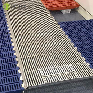Plancher grillagé triangulaire en acier galvanisé à chaud pour porcherie, anti-corrosion, anti-morsure, pour cage de mise bas - Product Image 2