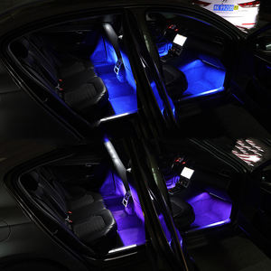 Kit d'éclairage LED multicolore pour intérieur de voiture avec contrôle par application, synchronisation musicale et étanchéité - Product Image 5