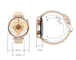 Reloj Inteligente CY37 para Mujer, 1.27 Pulgadas, Llamadas por BT, Resistente al Agua IP68, Monitor de Ritmo Cardíaco, Pago NFC, Reloj Inteligente de Moda - Product Image 2