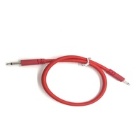 Tissage en Nylon aux d'extension audio mâle à mâle 3.5mm câble mono pour synthétiseurs modulaires Eurorack