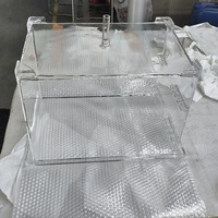 Contenants en verre de quartz résistants aux hautes températures et à la corrosion, plateaux en quartz personnalisés