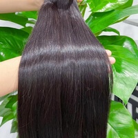 Lots de Cheveux Naturels Double Drawn Vietnamiens Lisses Comme des Baguettes 100% Cheveux Humains Non Traités 30'' Extensions de Cheveux Vierges