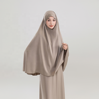 Date arabe turc Jilbab dubaï Abayas femmes musulmanes robe islamique Simple couleur unie en mousseline de soie prier robes Abaya EID