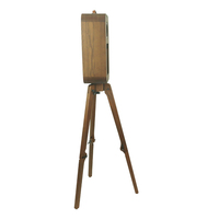 Photomaton vintage en bois véritable pour iPad, prix pour iPad 12,9 pouces, photomaton selfie, photomaton de mariage DSLR avec écran tactile arrière