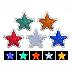 24V <span class=keywords><strong>Led</strong></span> Xe tải bên đánh dấu đèn Trailer đèn tín hiệu Sao xe buýt đuôi đèn cho xe thương mại - Product Image 2