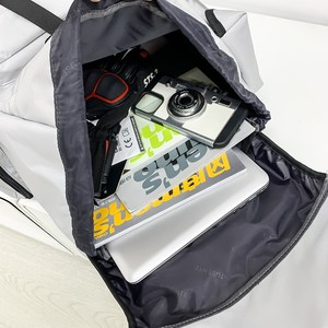 Large Capacity Casual Trendy <b>Cool</b> Laptop Backpack Waterproof Nylon Motorcycle Helmet Backpack Riding Motorbike Backpack - Product Image 4