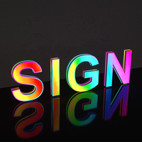 Letrero de Canal Luminoso LED RGB 3D Personalizado, Logotipo Iluminado Programable a Todo Color, Resistente al Agua IP65 para Exteriores, Empresas, Centros Comerciales