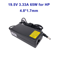 4.8*1.7mm 19.5V 3.33A 65W Adaptateur secteur Chargeur pour ordinateur portable pour HP Pavilion TouchSmart Sleekbook 14-B109WM 14-b000 Envy 4 6 Series