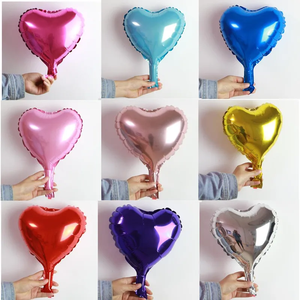 Nueva llegada Globos de papel de aluminio en forma de corazón de 10 pulgadas en varios colores <span class=keywords><strong>Feliz</strong></span> cumpleaños Día DE LA MADRE Globos De San Valentín Regalos - Product Image 4