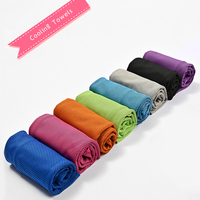 Serviettes rafraîchissantes douces et respirantes, serviettes glacées, serviettes en microfibre pour le yoga, le sport, la course à pied, la gym, le camping, la remise en forme