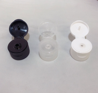 18 20 24mm 28 410 tutup sekrup plastik putih hitam Flip Top 28 24/410 tutup flip botol tutup sekrup tutup flip pompa kosmetik perawatan kulit