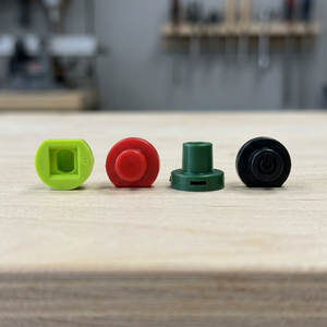 Custom 12x12mm Tactile <b>Switch</b> Plastic Housing | High for Micro <b>Push</b> <b>Button</b> <b>Switch</b> Components | Clear | Panel Mounting | - Product Image 6
